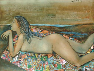 Anjolie Ela Menon : Nude Eden Revisited