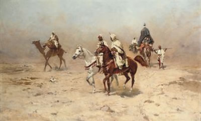 Tadeusz Ajdukiewicz : A caravan crossing the desert