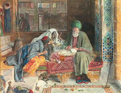 John Frederick Lewis : The Arab scribe, Cairo