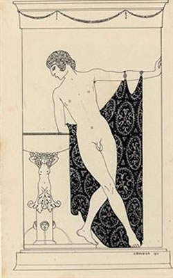 Georges Barbier : Nijinsky in Narcisse (illustrated); and Karsavina in La tragédie de Salomé