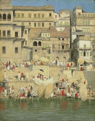 Mortimer Luddington Menpes : Benares, Blue is the Sky