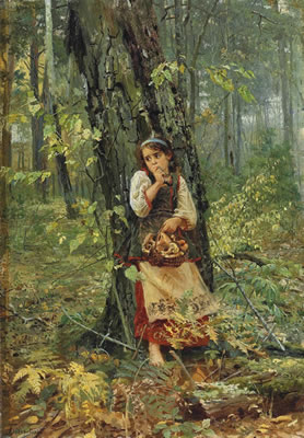 Nikolai Kornilievich Bodarevsky : Deep in the forest