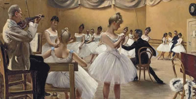 Paul Gustav Fischer : The Royal Theatre Ballet School, Copenhagen