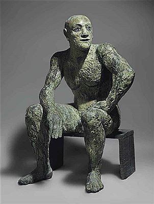 Elisabeth (Dame Elisabeth) Frink : Seated Man II