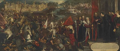 Jacopo Robusti Tintoretto : The Siege of Asola