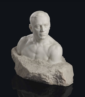 Seraphin Nikolaevich Soudbinine : Bust of Leonid Sobinov (1872-1934)