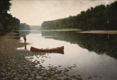 Thomas Aquinas Daly : Genesee River at Mudville, 2003