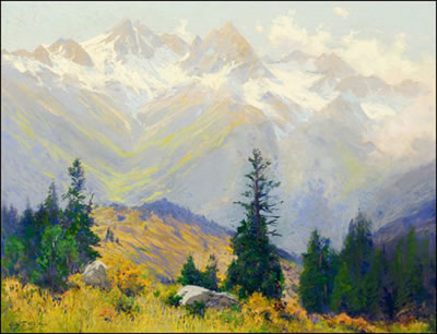 Charles Partridge Adams : AFTERNOON AUTUMN, SAN JUAN MOUNTAINS, COLORADO