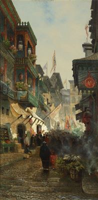 Edwin Deakin : A Bit of Old China, San Francisco (1905)