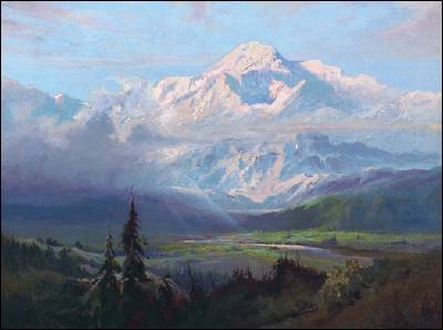 Sydney Mortimer Laurence : An August Afternoon, Mt McKinley