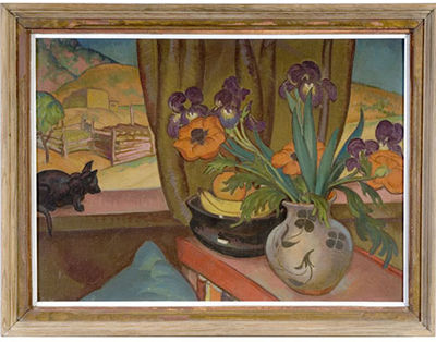 William Penhallow Henderson : Iris and Poppies