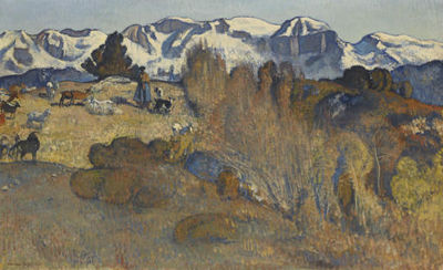 Edouard Vallet : Les chèvres, 1926