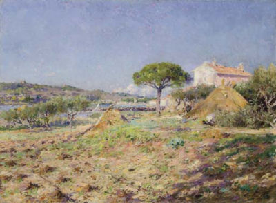 Julian Gustave Gagliardini : Paysage de Provence