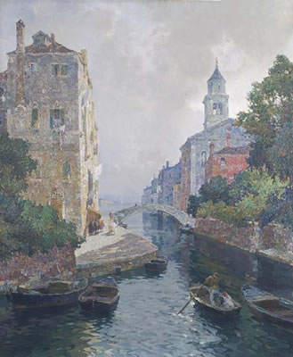 Angelo Pavan : Venice, Rio San Giuseppe