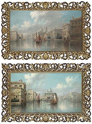 James Salt : Pair: A Venetian cappriccio; and A Venetian backwater