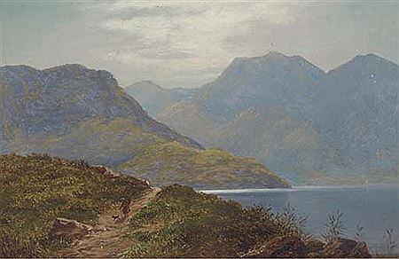 Arthur Gilbert : Pair: The road up Snowdon, North Wales; and Loch Maree, Scotland