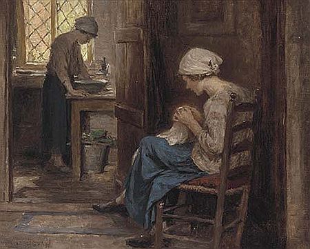 Arthur Winter Shaw : Domestic chores