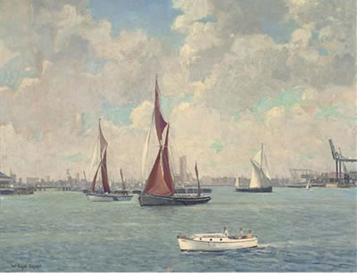 William Eric Thorpe : The Thames Barge Race