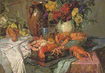 Anna Dmitriyevna Cheridnichenko : Crayfish from the Don River