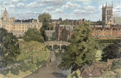 John Doyle : St. John's College, College Landscape