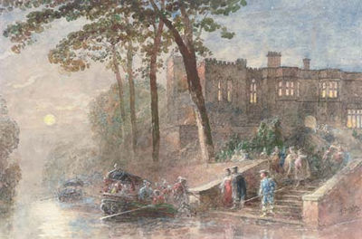 George Haydock Dodgson : Leaving the party by boat