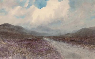 Percy (William Percy) French : Heather in the Mountains