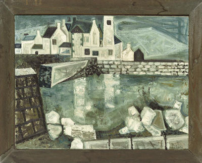 Valerie Thornton : The harbour, Britanny