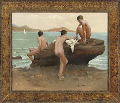 Anatoliy Demenko : Young bathers