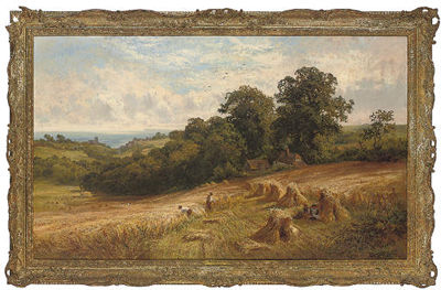 Walter Wallor Caffyn : Through the corn fields to the sea