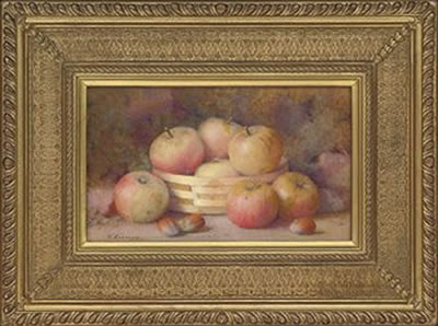 Fred Spencer : Still life of apples