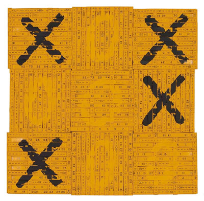 Cildo Meireles : Jogo de Velha Serie C 8A (Tic-Tac-Toe Serie C 8A)