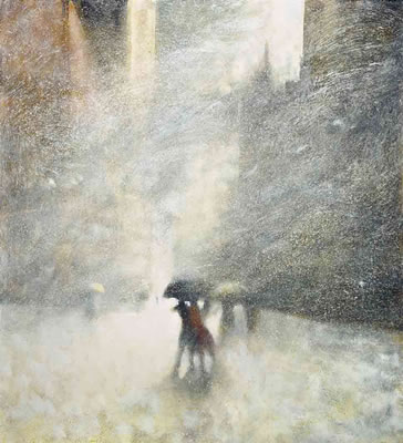 Bill Jacklin : The Black Umbrella, Times Square III