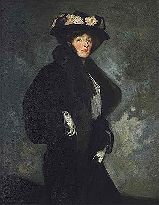 Maurice William Greiffenhagen : Portrait of Mrs M. Grieffenhagen, the artist's wife