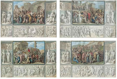 Luigi Ademollo : Scenes from Roman history (4)