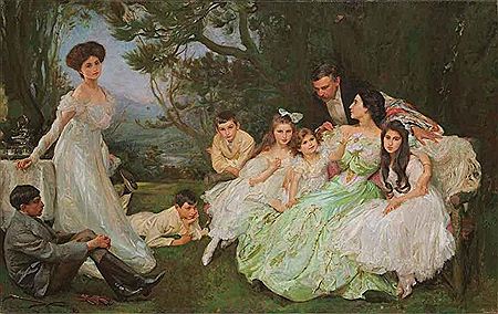 John Henry Frederick Bacon : The Golden Butterfly - the Harvey family