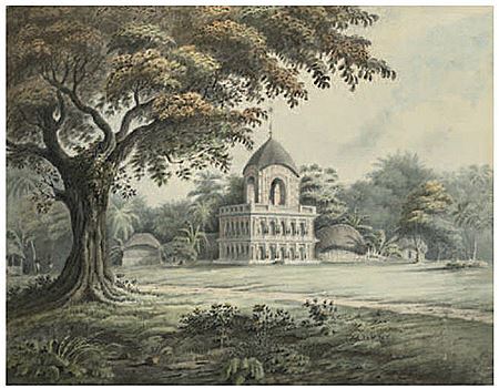 Hubert Cornish : A Hindu temple at Barripore, near Calcutta