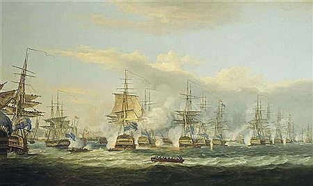 Thomas Luny : THE BATTLE OF COPENHAGEN, 2ND APRIL 1801