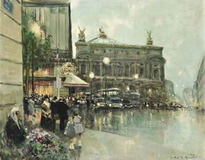 Jules Rene Herve : The Opera, Paris