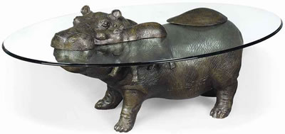 Mark Stoddart : 'HIPPO & BABY CHILDHOOD' OCCASIONAL TABLE, 2002