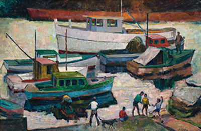 Terence John Santry : Boat Harbour, Sydney