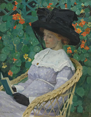 Emanuel Phillips Fox : NASTURTIUMS