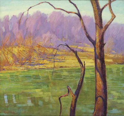 Samuel Peters Ziegler : Trinity River Bottom, Fort Worth