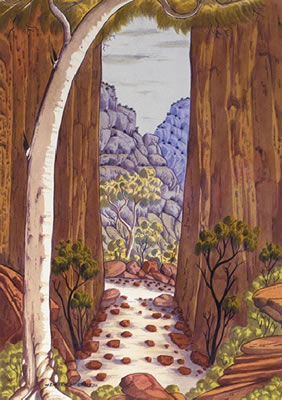 Wenten Rubuntja : Rock Passage and Ghost Gum 1991