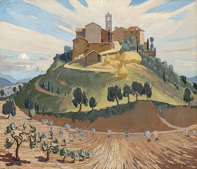 Norman Lloyd : Landscape with Castle