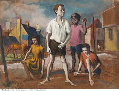 Terence John Santry : Children at Point Street, Pyrmont c1965