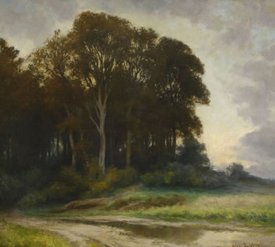 Edgar Bytebier : Wooded landscape