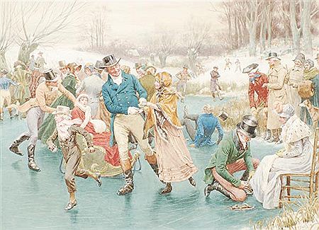 Frank Dadd : Ice skating