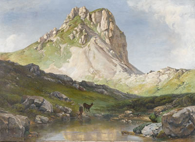 Charles Edouard Dubois : Taubenhorn. Souvenir de la Schynige Platte