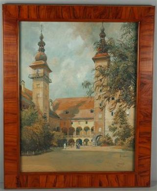 Eduard Manhart : Landhaushof in Klagenfurt