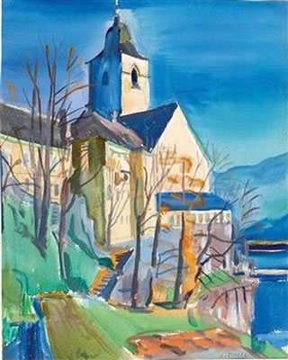 Otto Trubel : 'Pfarrkirche von St. Wolfgang